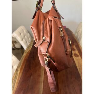 Bueno high end vegan leather weekender duffle